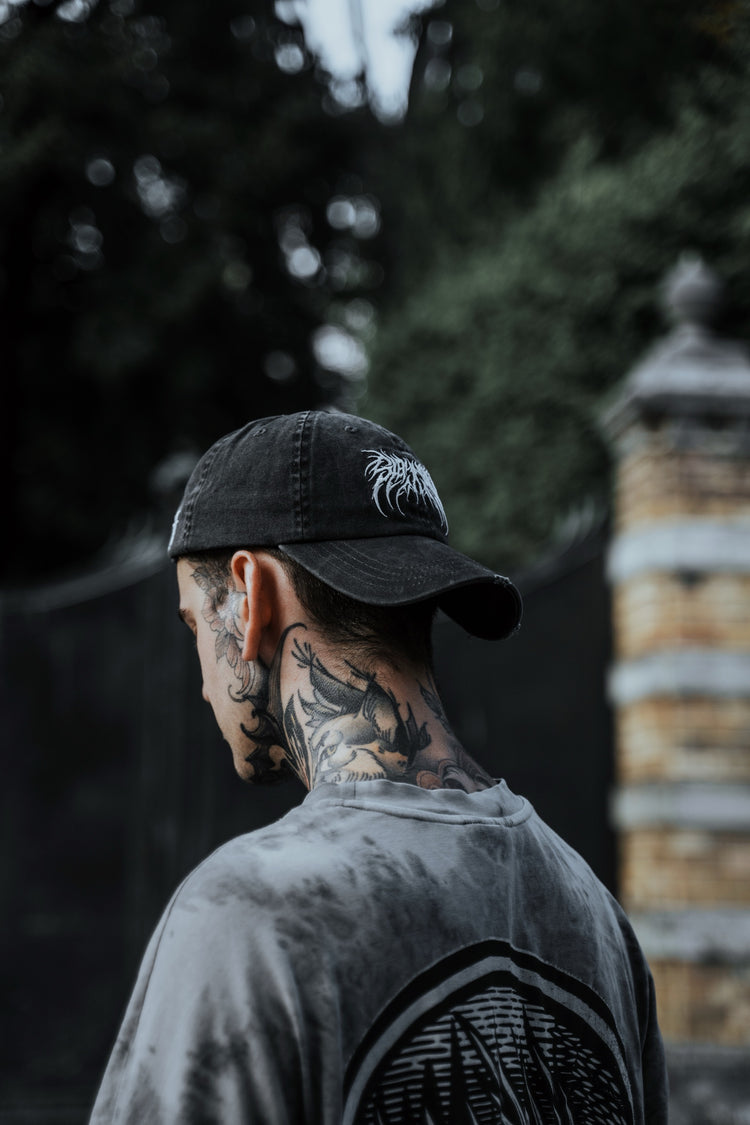 Bloodshot - Bleached Dad Cap (white) Image 5