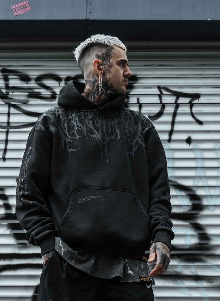 Reign Of Blood 3.0 - Heavy Oversized Hoodie 400GSM Image 4
