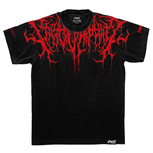 Reign Of Blood - Heavy Oversized T-Shirt 250GSM Mockup
